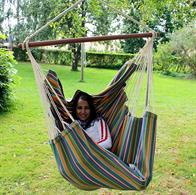 PRO Outdoor hammockchair in the most delicious striped material