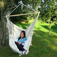 Natural white hammock chair VERA