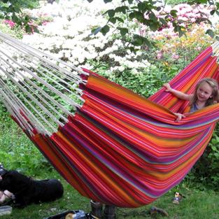 Gigantic fabric hammock 5,4 x 2,1 meter.