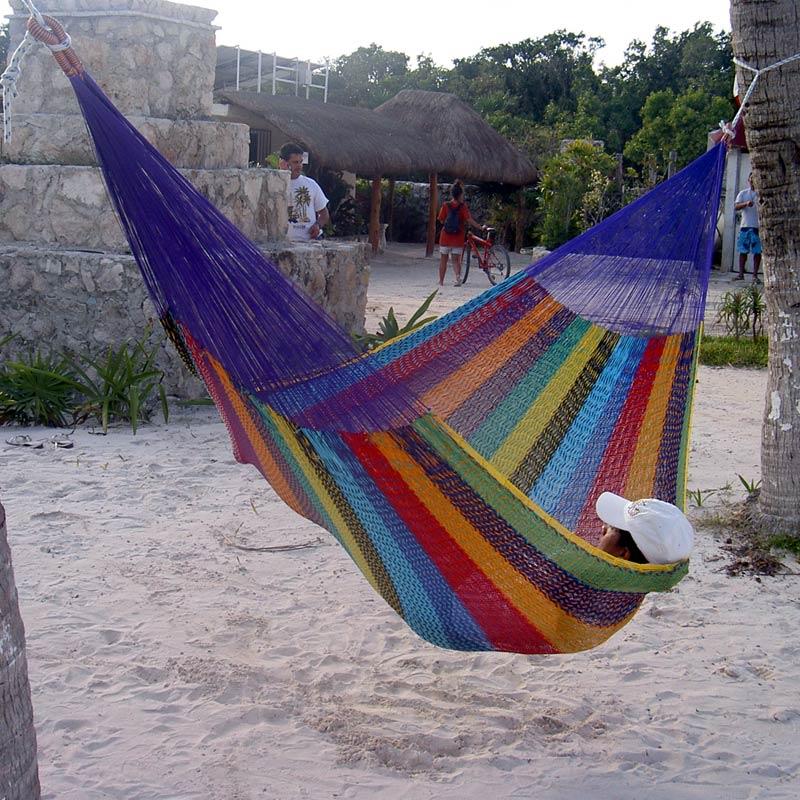 Strong Mexico hammock in popular cotton net