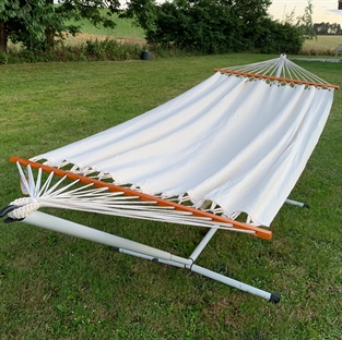 Complete set of hammock and eucalyptus stand