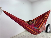 Hammock in durable fabric, Guatemala mix design 