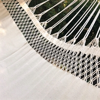 Natural white double hammock in cotton fabric nr. 86400