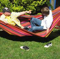 Fabric hammock for institutional use