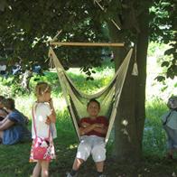 Favorite hammock chair - 2 colors in flexible cotton net