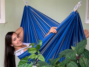 Hammock to balcony and Kids Mundo playing Hammock