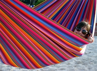 Formosa Indigo Hammock for play and swing.