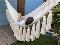 Hammock Tulum Pearl XL, cotton made from Mexico