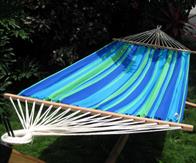 Hammock in azure blue colors