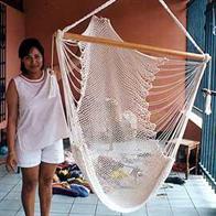 Ninette Cotton. Hammock chair in flexible strong net. No. 43-ninet.
