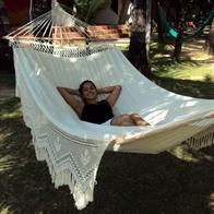 High quality hammock with luxury handmade. Quality beyond the usual. 